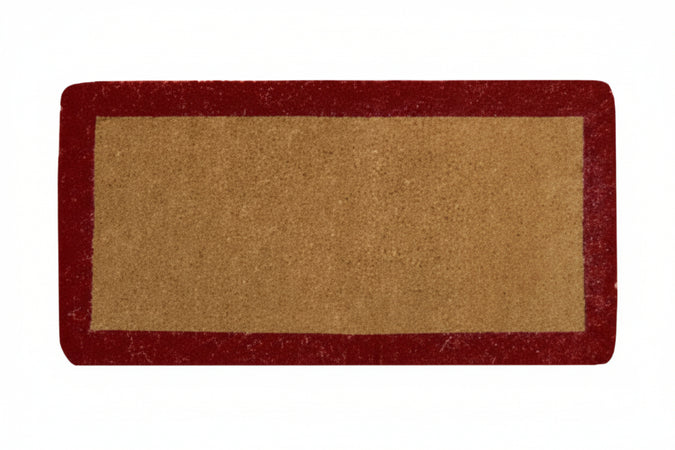 Zerbino Imperiale A Fascia Rosso Spessore Mm.38 Cm.35X70, Spessore Mm.38