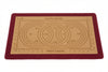 Zerbino Imperiale A Fascia Rosso Spessore Mm.38 Cm.40X80, Spessore Mm.38
