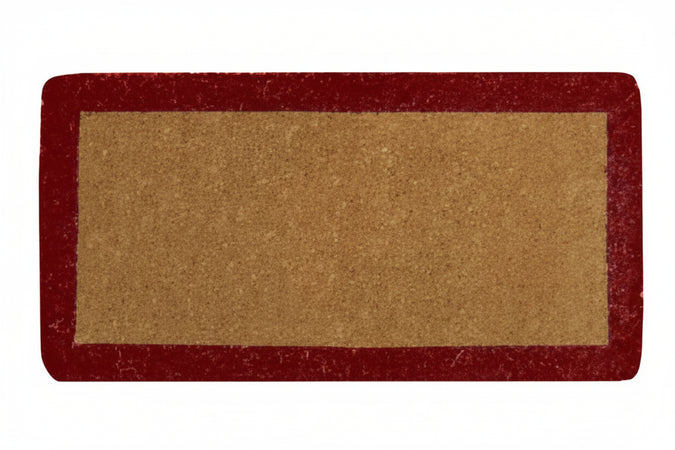 Zerbino Imperiale A Fascia Rosso Spessore Mm.38 Cm.45X90, Spessore Mm.38