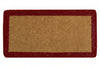 Zerbino Imperiale A Fascia Rosso Spessore Mm.38 Cm.60X120, Spessore Mm.38
