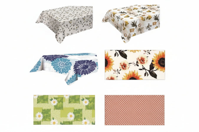 Tovagliato Rettangolare Pvc Decori Assortiti Cm.120X220 Xtra