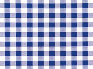 Tovagliato Sunny Felpato Quadrettato Blu- - Cm.140H, Rotolo Da Mt.20 - 20 Mt
