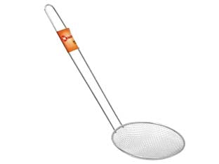 Schiumarola In Filo Di Ferro Cromato Cm.15 Ø Cm.15