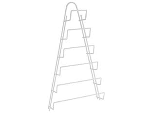 Porta Coperchi A 6 Posti Kiwi- - Cm.23X7X42 - 10 Pezzi Metaltex