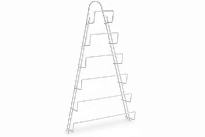 Porta Coperchi A 6 Posti Kiwi- - Cm.23X7X42 - 10 Pezzi Metaltex