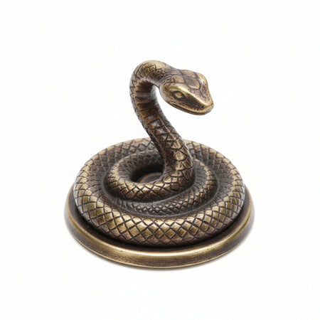 Ganci Adesivi Smeraldo Ottone Spazzolato- - Ø Mm.36 - 20 Pezzi