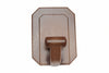 Ganci Giganti Adesivi In Plastica Marroni- - Mm.58X78H. - 25 Pezzi