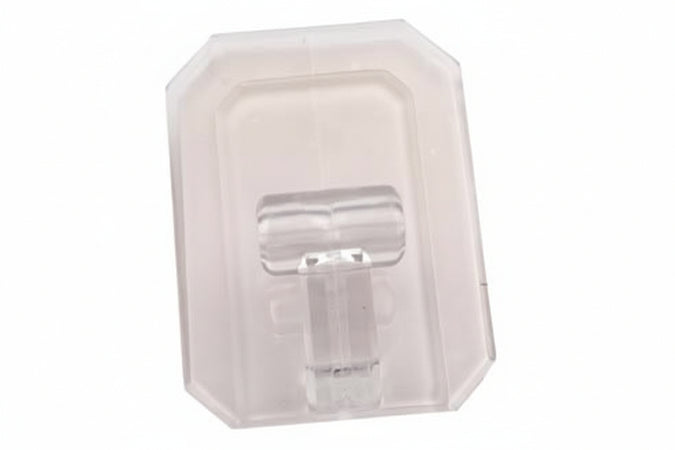 Ganci Giganti Adesivi In Plastica Trasparenti- - Mm.58X78H. - 25 Pezzi