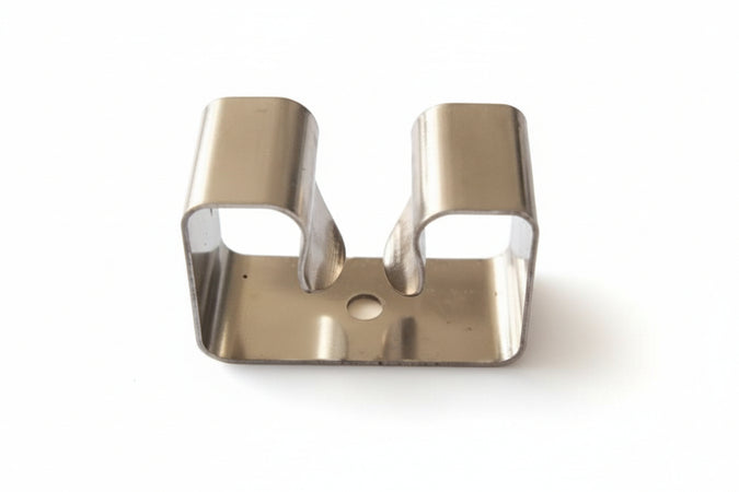 Gancio Appendiscopa 1 Posto Acciaio Inox Senza Base - 12 Pezzi