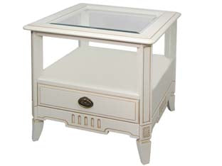 Tavolino Basso Quadrato Serie Provenza Cm.60X60X60,5H. Axiom