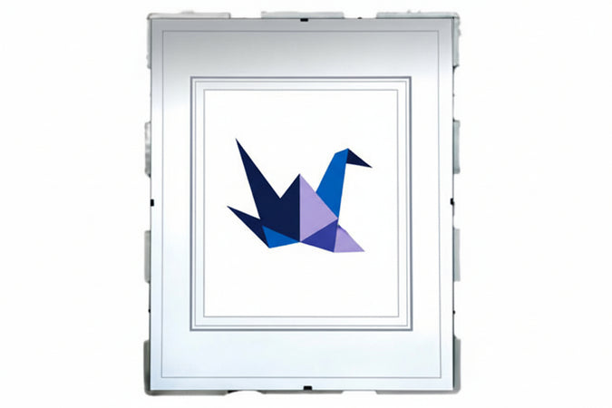 Cornice A Giorno- - Cm.30X40 C/Vetro Molato Mm.2 - 12 Pezzi