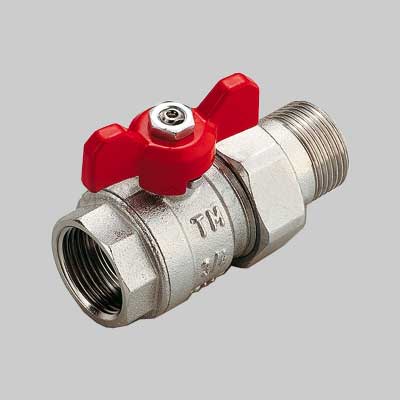 Valvola A Sfera Con Bocchettone 3/4 - Tiemme