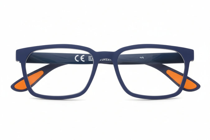 Occhiale Lettura Montatura Policarbonato Soft Touch Blu/Arancione Pr80 Diottrie +2,5 31Zpr80250 Zippo