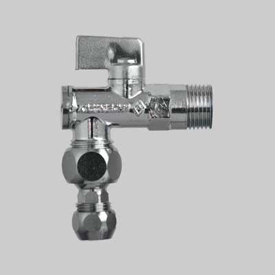 Rubinetto A Sfera Sottolavabo 1/2 X 3/8 - Ø 10 Mm - 2 Pezzi