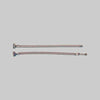Flessibile Per Monocomando 35 Cm - F 3/8 X M 10X1 Corto (1 Cm)