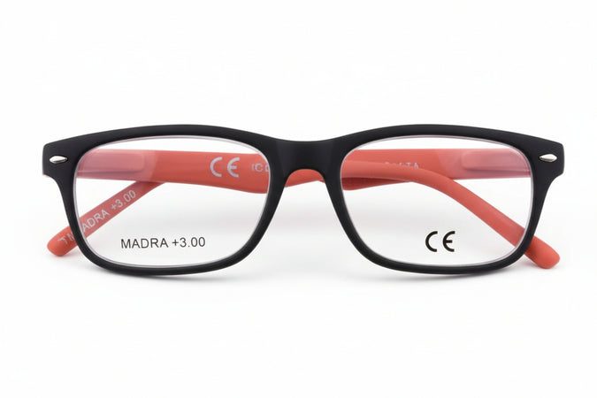 Occhiale Lettura Montatura Policarbonato Nero/Rosso B3 Diottrie +2,5 31Zb3Ora250 Zippo