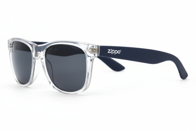 Occhiali Da Sole Policarbonato Blu Lenti Fume' Ob21 Ob2142 Zippo