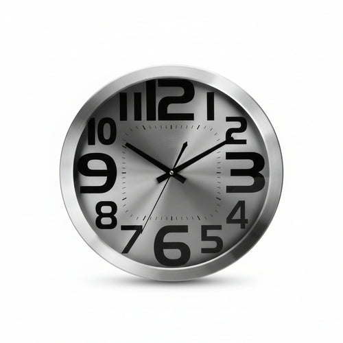 Orologio Muro In Alluminio 35 Cm. Xtra