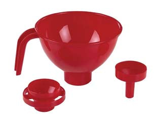 Imbuto Per Vasi E Bottiglie Con 2 Riduttori- - Ø Cm.17,5 - 2 Pezzi Rigamonti