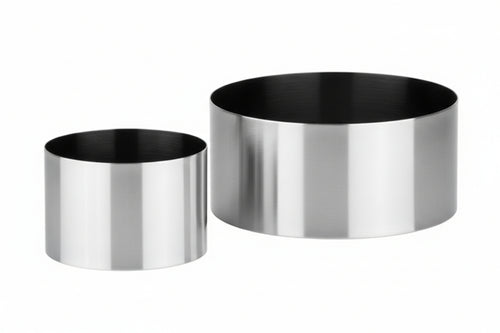 Impiattatore In Acciaio Inox Pz.2 Grandchef- - Cm.7,5/10,5 Pz.2 - 2 Pezzi Tescoma