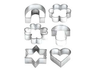 Set 6 Tagliabiscotti In Anello Delicia- - Ø Cm.5 - 3 Pezzi Tescoma