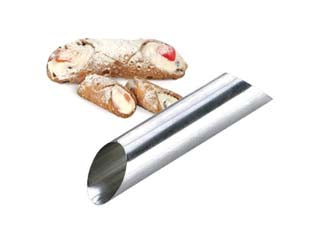 Stampo Cannoli Delicia- - Pz.3 Ø Cm.3 Lunghezza Cm.12 - 3 Pezzi Tescoma