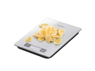 Bilancia Da Cucina Elettronica Kg.5 Accura Piano In Vetro Cm.20,5X16,5 Tescoma