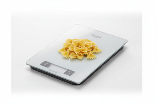 Bilancia Da Cucina Elettronica Kg.5 Accura Piano In Vetro Cm.20,5X16,5 Tescoma