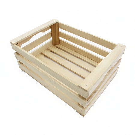 Cassetta In Legno- - Cm.30X20X10H. - 3 Pezzi Calder