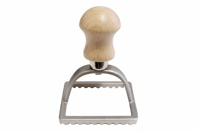 Stampo Ravioli Quadro In Allumino Cm.6,8 Cm.6,8X6,8X9H. Calder