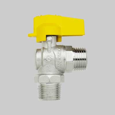 Rubinetto A Squadra Per Gas M.M. 1/2 - Tiemme