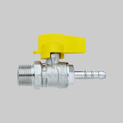 Rubinetto Diritto Gas Maschio Portagomma 1/2 X 14 - F.I.V.