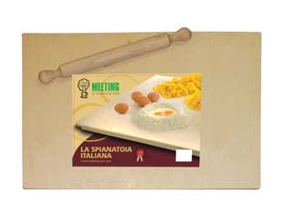 Asse Da Pasta In Multistrato Di Betulla Con Mattarello Cm.58X38