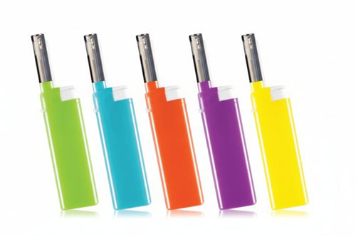 Accendigas A Fiamma Elfin- - Colori Assortiti - 25 Pezzi