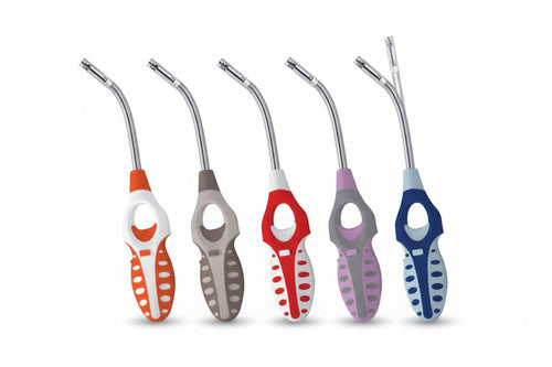 Accendigas A Fiamma Hole Flex Con Tubo Flessibile- - Cm.27, Colori Assortiti - 12 Blister