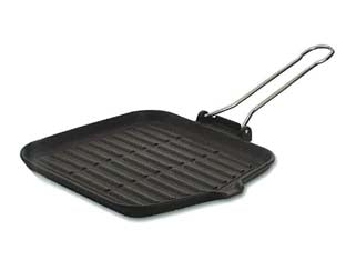 Bistecchiera In Ghisa Smaltata Cm.20X20 Ilsa