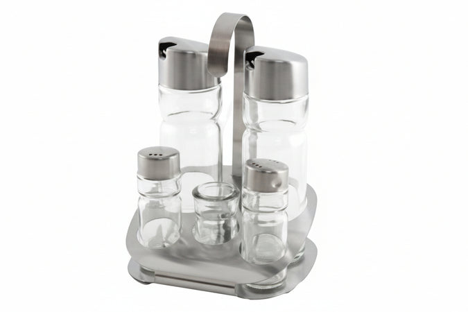 Oliera In Vetro 5 Pezzi Ilsa