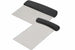 Raschietto Rettangolare Rigido- - Cm 9,5X11 - 3 Pezzi Ilsa