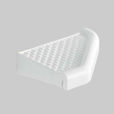 Portasapone Angolare 'Junior' Colore Bianco - Gedy