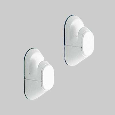 Appendiabiti 'Junior' Colore Bianco - Confezione 2 Pezzi - Gedy