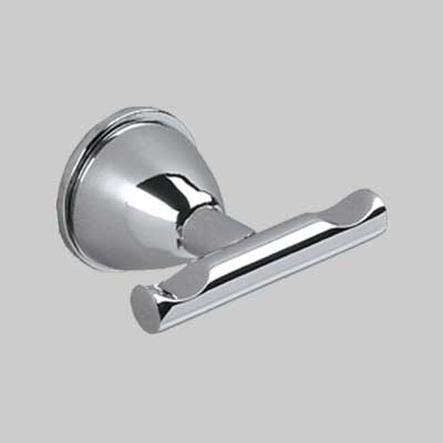 Appendiabiti Doppio 'Genziana' Cromato - Gedy