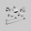 Set Bagno 'Sara' 7 Pezzi Cromo - Vetro