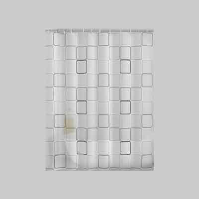 Tenda Doccia In Peva 'Domino' 180X200 Cm Grigia - Gedy