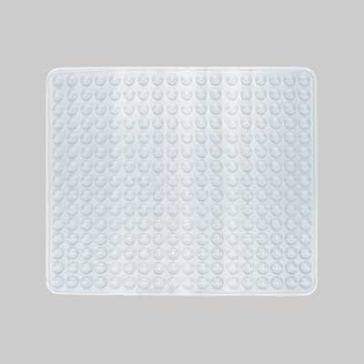 Tappeto Doccia Rettangolare 80X60 Cm - Trasparente - Gedy
