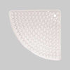 Tappeto Doccia Semicircolare 60X60 Cm - Trasparente - Gedy