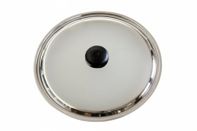 Coperchio Acciaio Inox- - Ø Cm 20 - 3 Pezzi