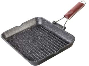 Bistecchiera Rettang. Manico Piegh. In Legno Linea Granito Hard Stone Cm.33X26 Risoli