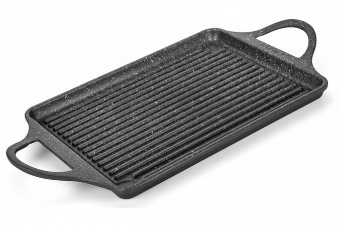 Piastra Servigrill Linea Granito Hard Stone Cm.46X25 Risoli