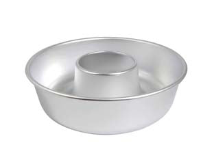 Stampo Basso In Alluminio Con Tubo Cm.22X6,5H