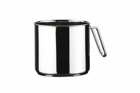 Bollilatte In Acciaio Inox 18/10 Cm.14 Con Manico Cm.14 Lt.1,7